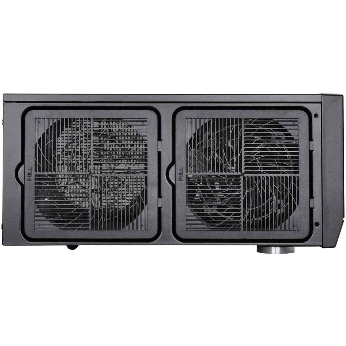 Silverstone sst-gd09b-c htpc behuizing (zwart | 1x usb-a | 1x usb-c)