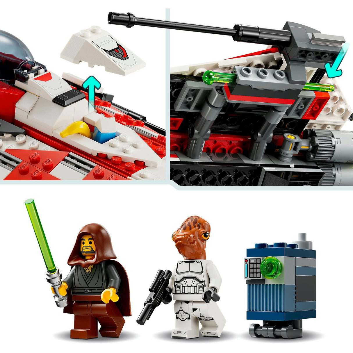 Lego star wars - jedi bobs starfighter constructiespeelgoed (75388)