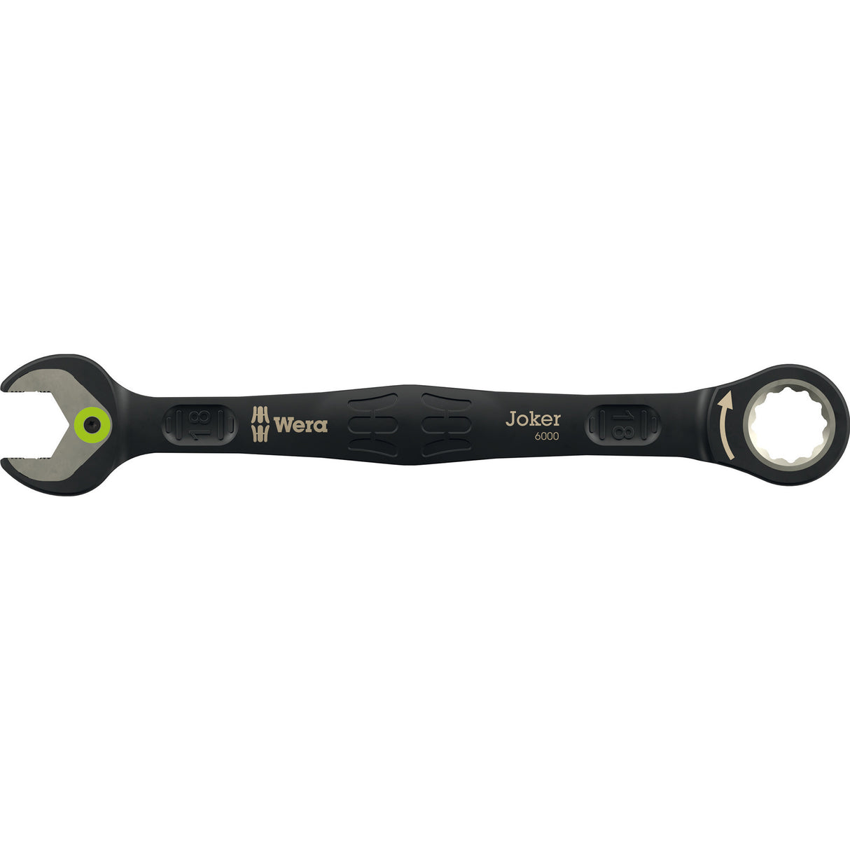 Wera 6000 joker black edition 11 set 1 steek-ringratelsleutelset, 11‑delig moersleutel (zwart)