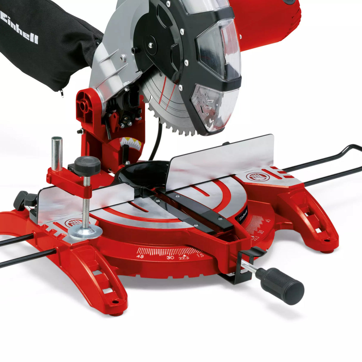 Einhell kap- verstekzaag th-ms 2513l afkort- en verstekzaag (rood)