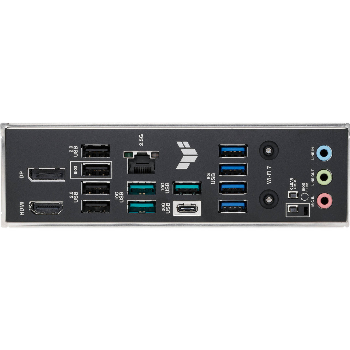 Asus tuf gaming b850m-plus wifi7 socket am5 moederbord (2.5gb-lan, wi-fi 7, bt, sound, µatx)