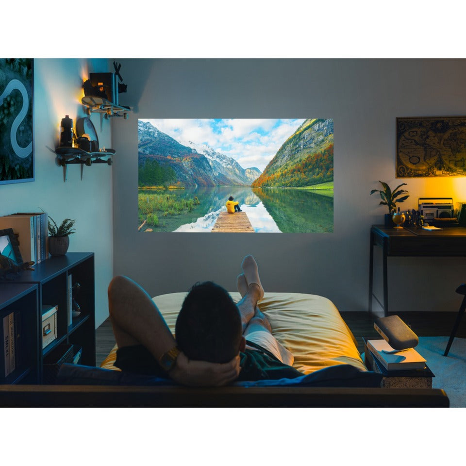 Viewsonic smart led draagbare projector met harman kardon luidsprekers (zwart, hdmi, audio, wifi, bluetooth)