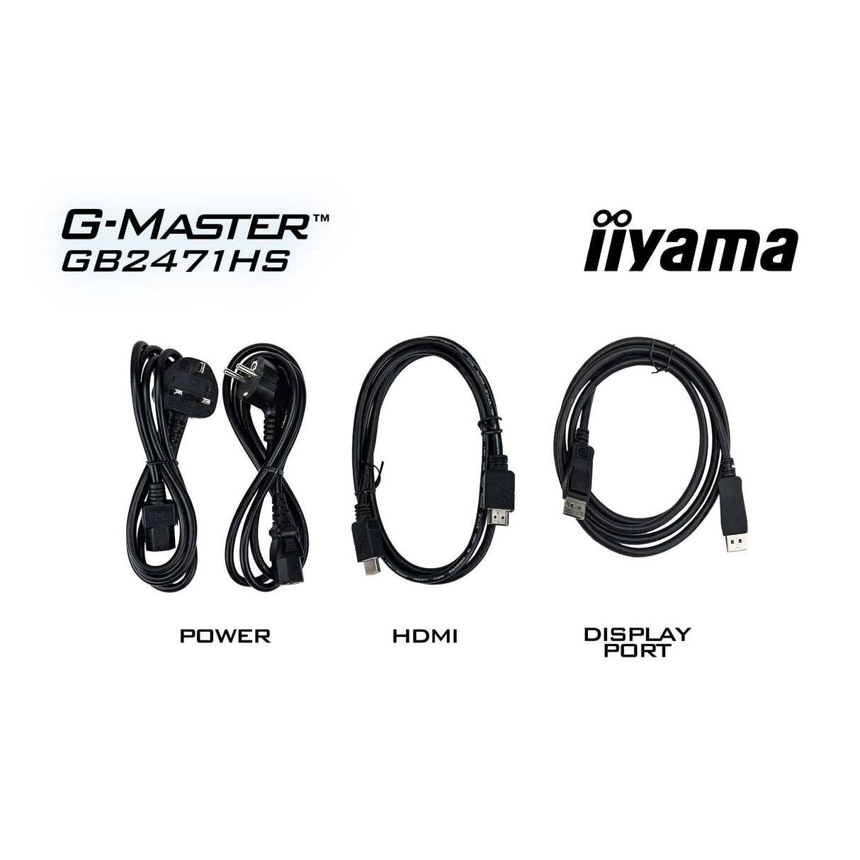 Iiyama g-master red eagle gb2471hs-b1 23.8 gaming monitor (zwart, 2x hdmi, displayport, 240 hz)