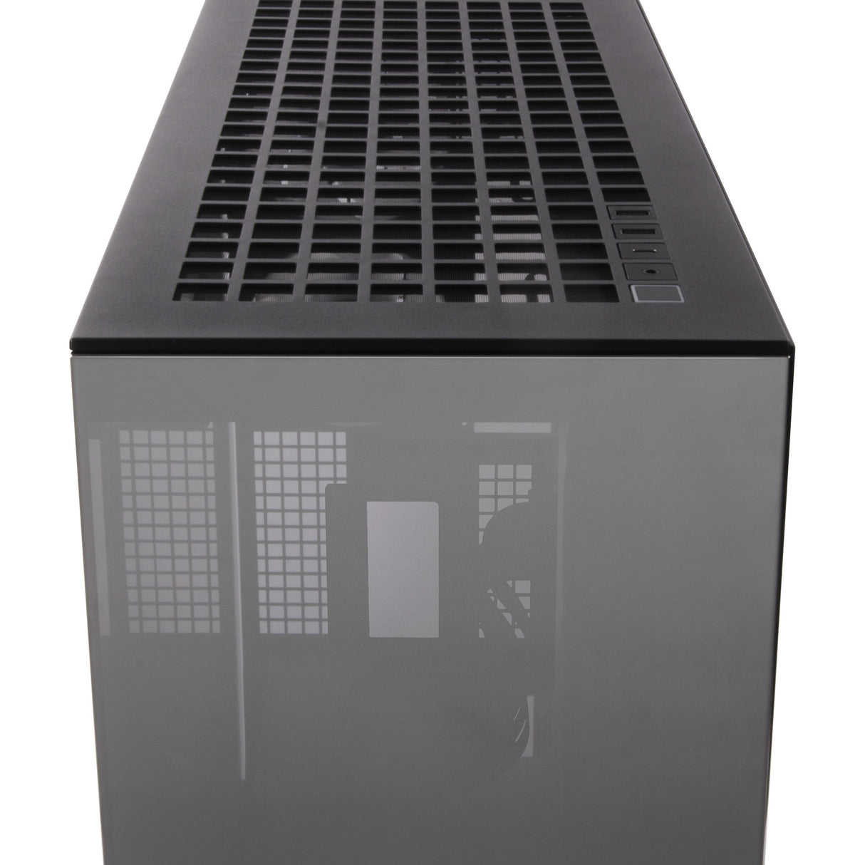 Arctic xtender vg midi tower behuizing (zwart | 2x usb-a | 1x usb-c | rgb | tempered glass)
