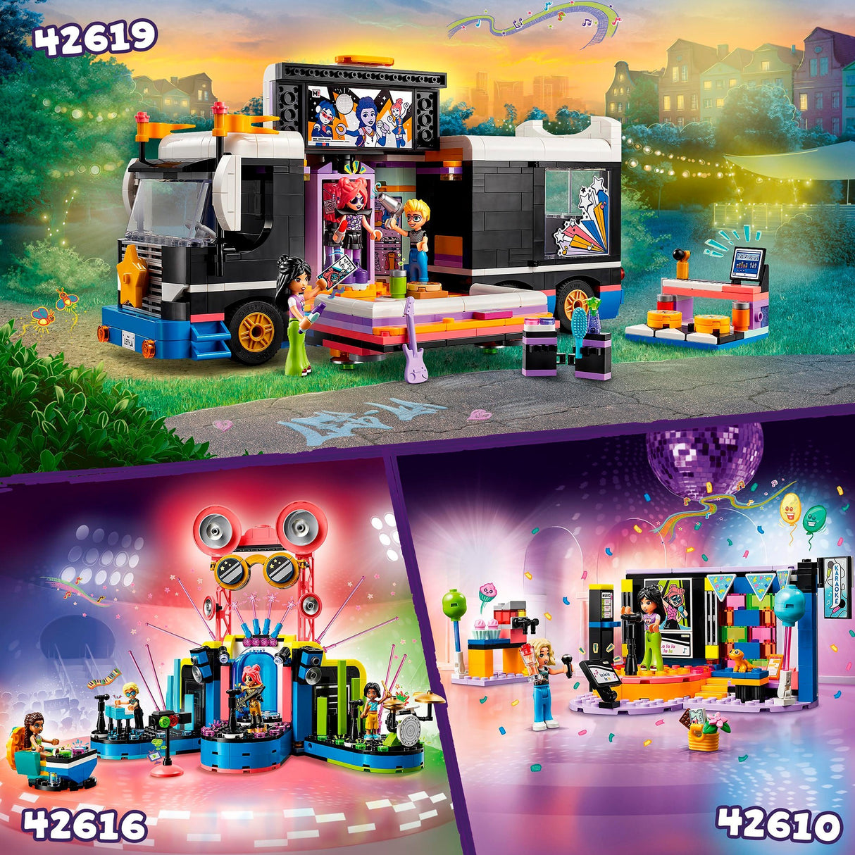 Lego friends karaoke muziekfeestje - 42610