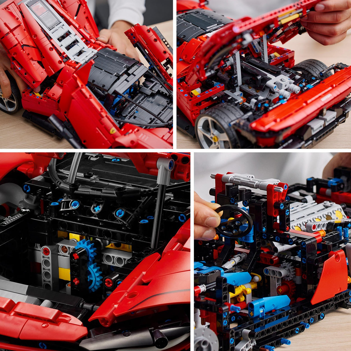 Lego technic ferrari daytona sp3 raceauto collectible voor volwassenen - 42143
