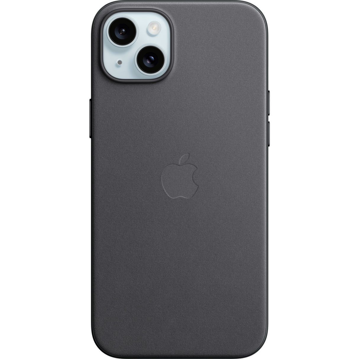 Apple finewoven hoesje met magsafe voor iphone 15 plus telefoonhoesje (zwart)