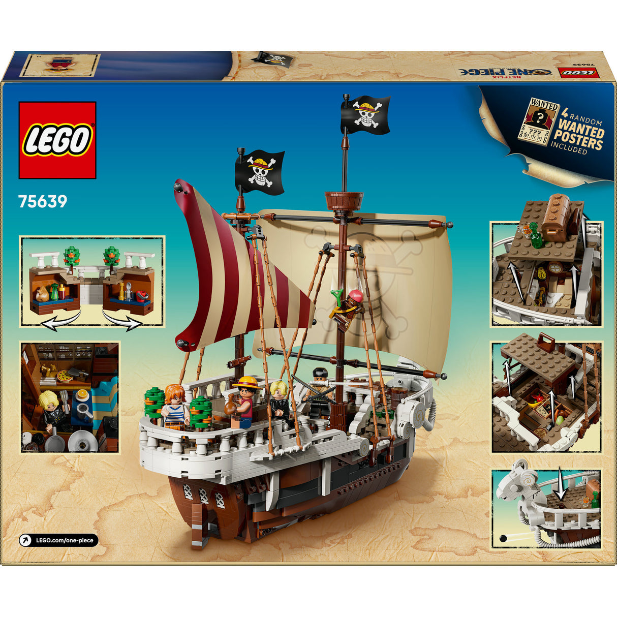 Lego ® one piece het piratenschip going merry bouwset - 75639