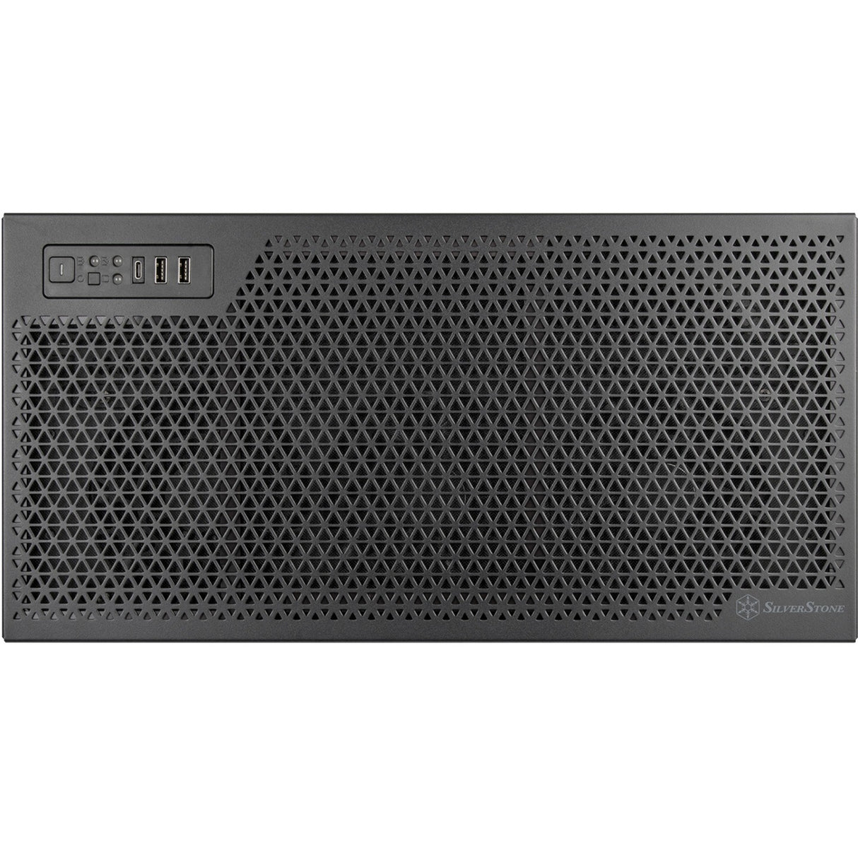 Silverstone rm52 server behuizing (zwart | 2x usb-a | 1x usb-c)