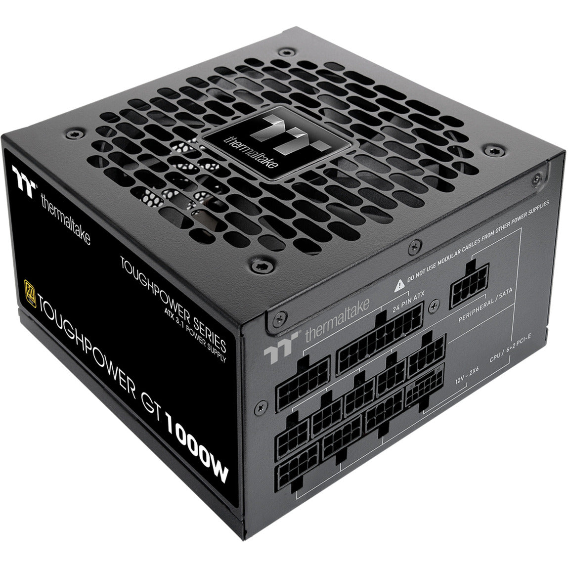 Thermaltake toughpower gt modulaire 1000 watt voeding (zwart, 5x pcie)
