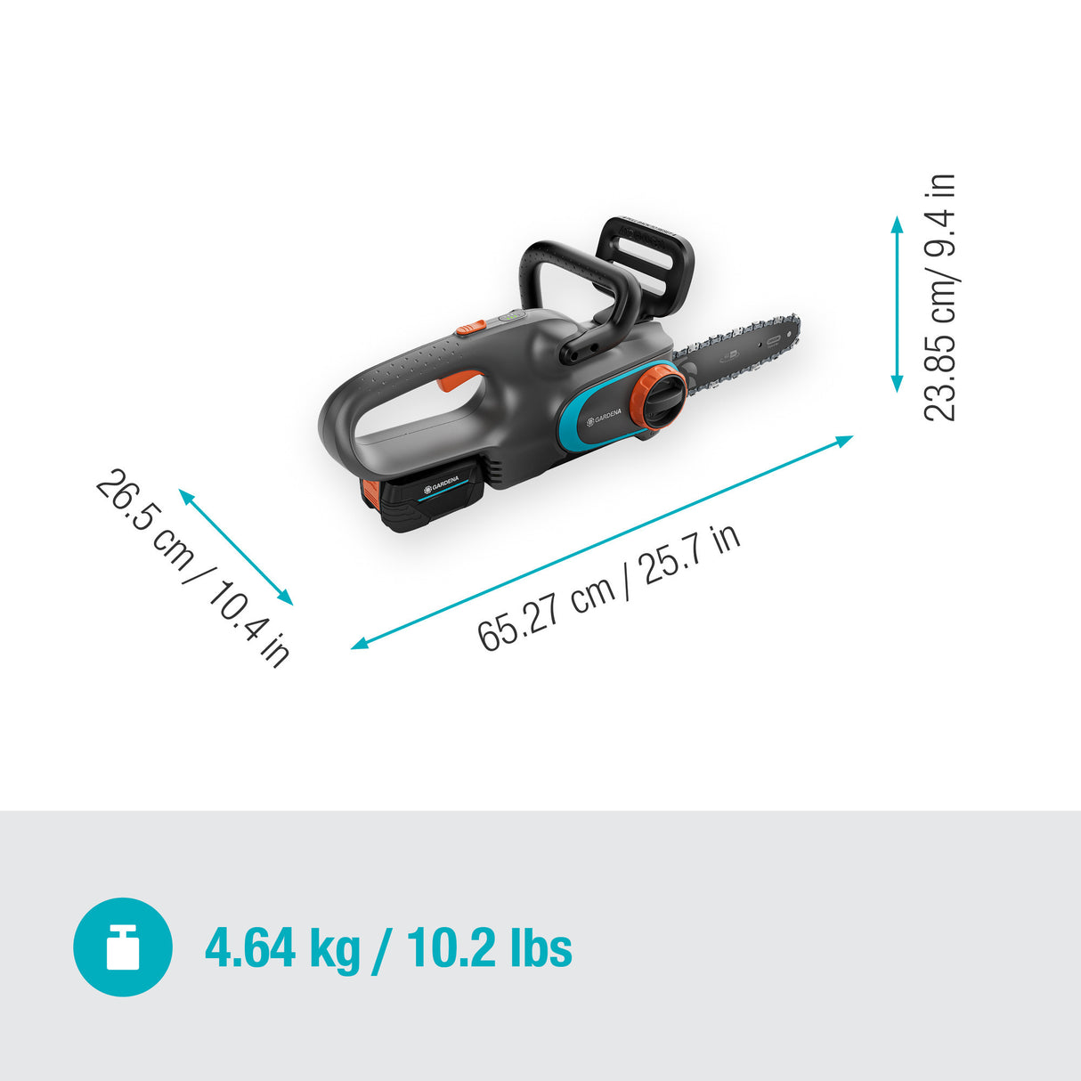 Gardena kettingzaag 250 18v p4a solo