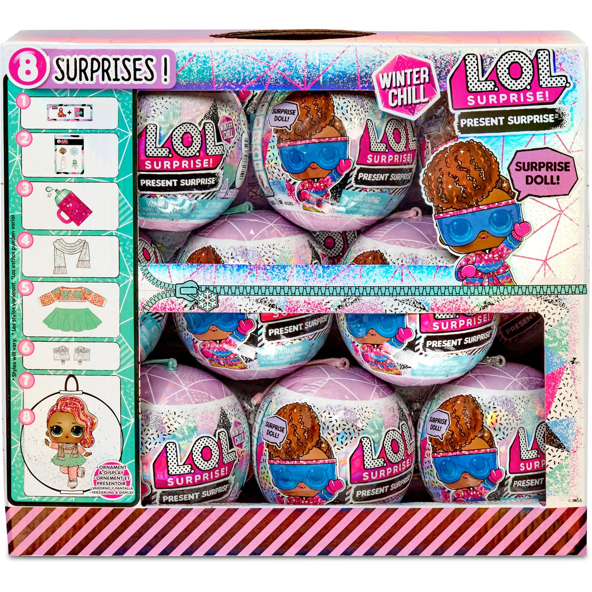 Mga entertainment l.o.l. surprise! present surpise winter chill pop