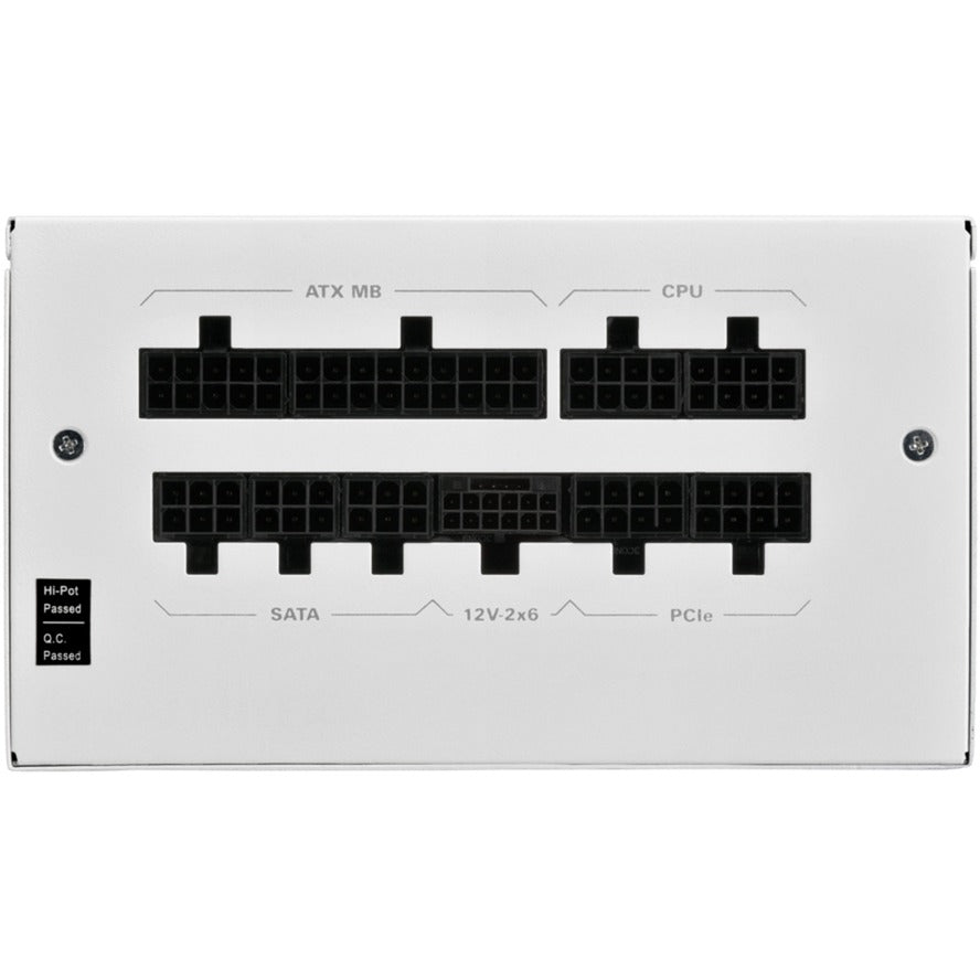 Sharkoon rebel p20 750 white modulaire 750 watt voeding (wit, 1x 12v-2x6, 4x pcie)