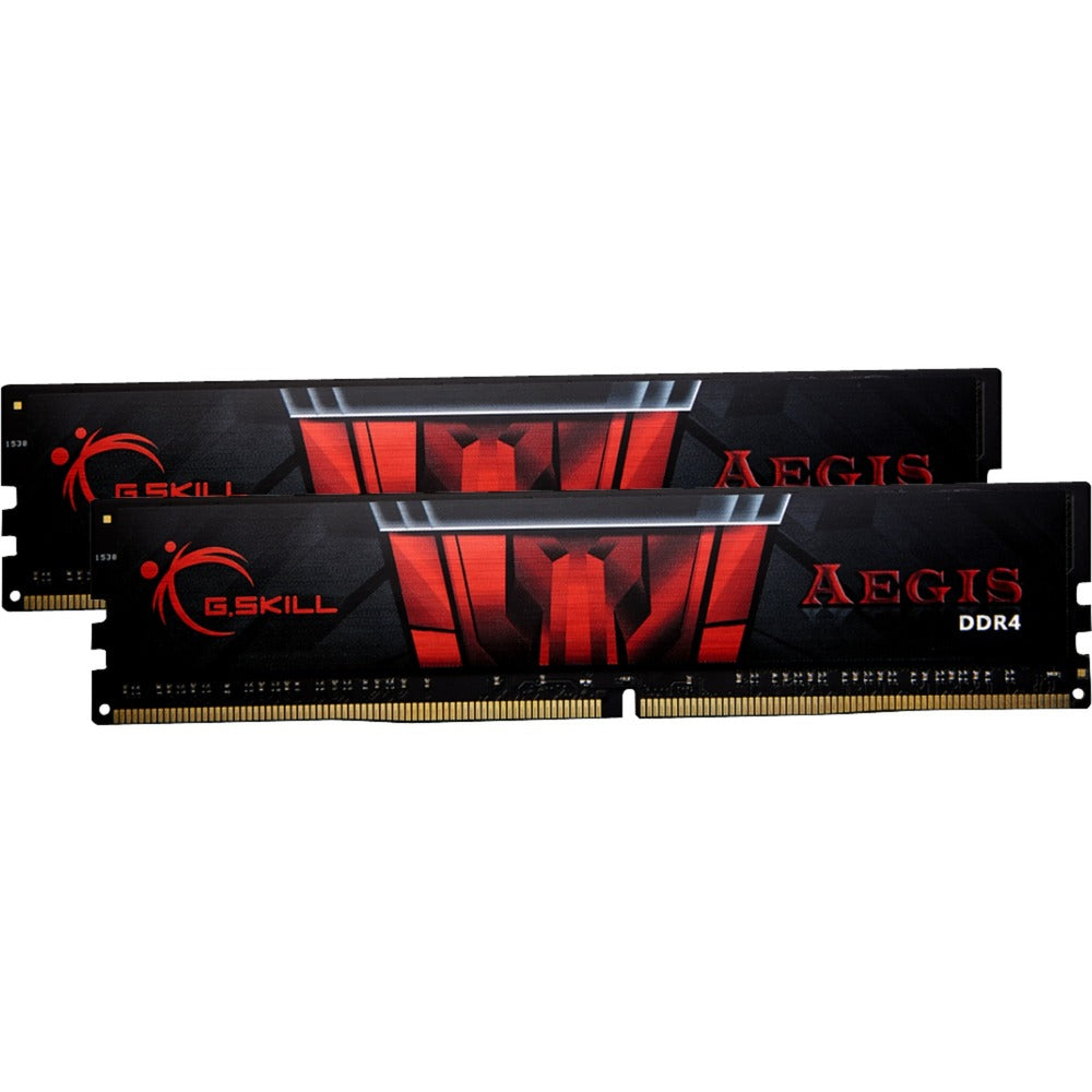 G.skill 16 gb ddr4-3000 (2x 8 gb) kit werkgeheugen (zwart, f4-3000c16d-16gisb, aegis, xmp)