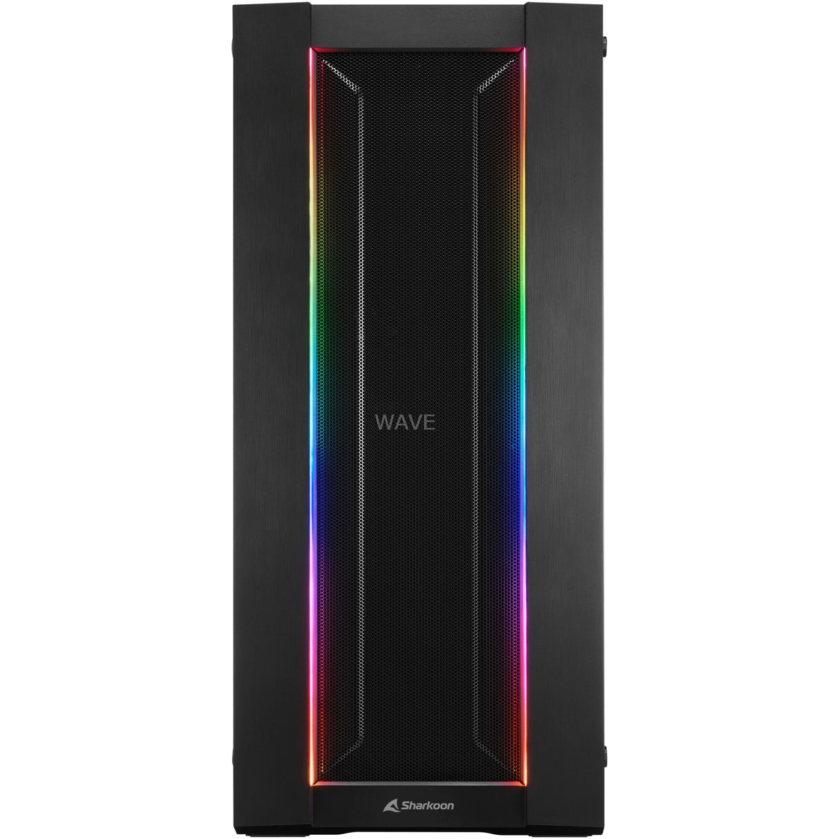 Sharkoon elite shark ca200m big tower behuizing (zwart | 4x usb-a | tempered glass)