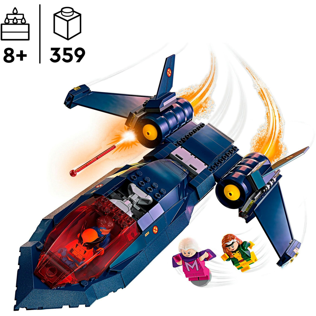 Lego super heroes 76281 x-men x-jet