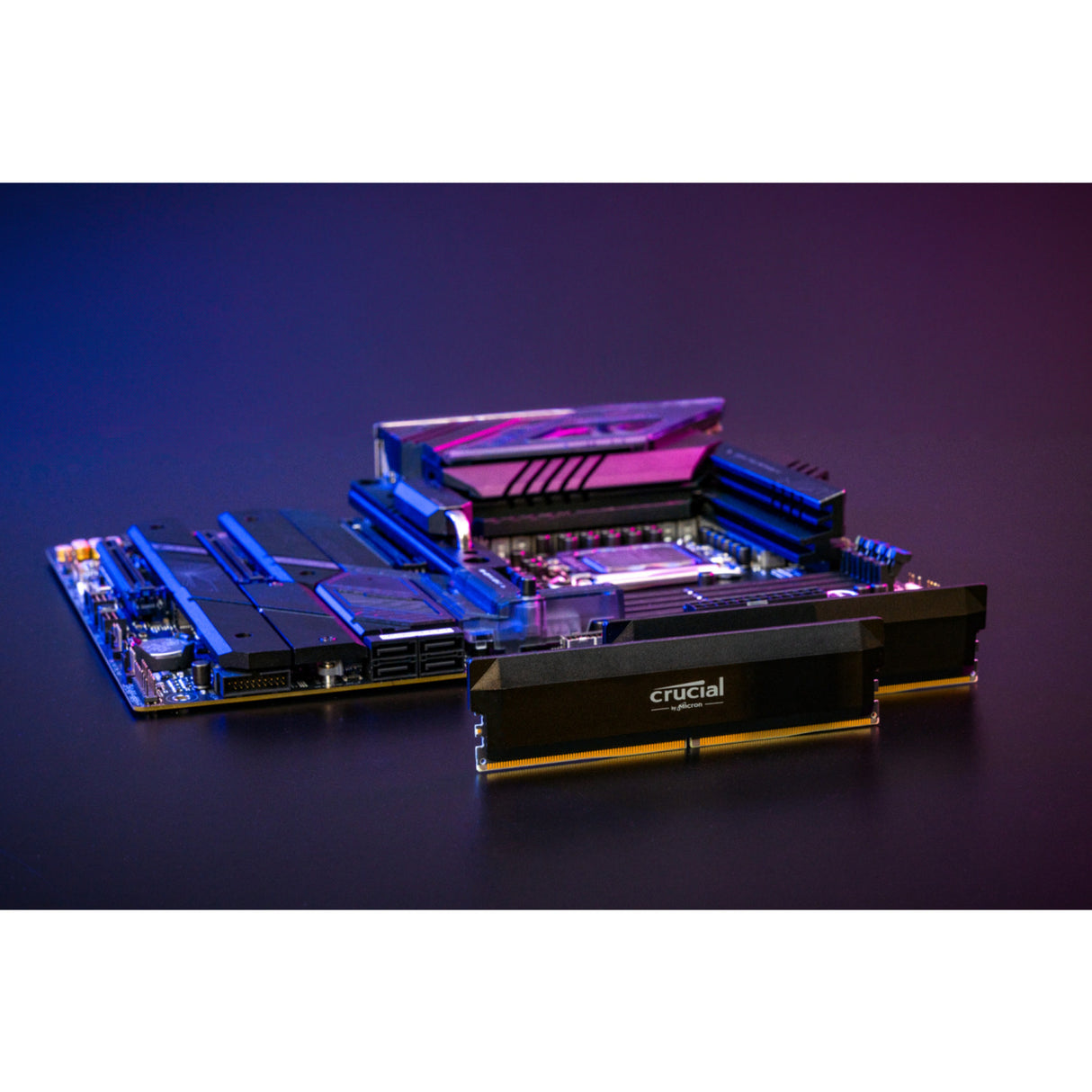 Crucial 64 gb ddr5-6000 (2x 32 gb) dual-kit werkgeheugen (zwart, cp2k32g60c40u5b, pro oc, xmp 3.0, expo)