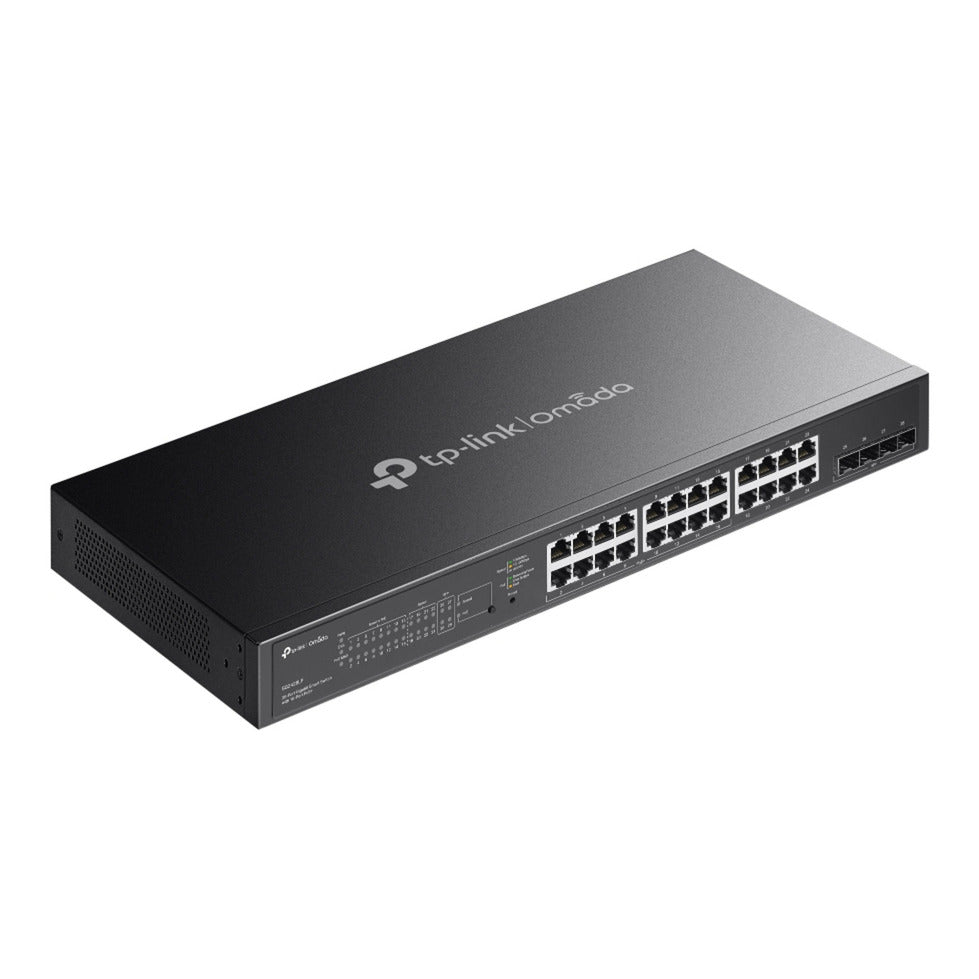 Tp-link omada sg2428lp 28-poorts gigabit smart switch (zwart, 16x poe+)