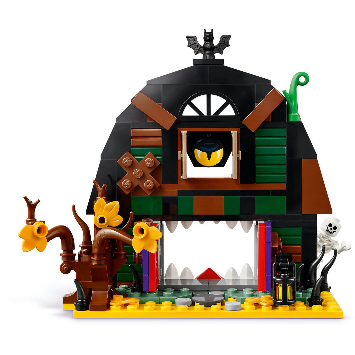 Lego iconic - halloweenschuur constructiespeelgoed (40721)