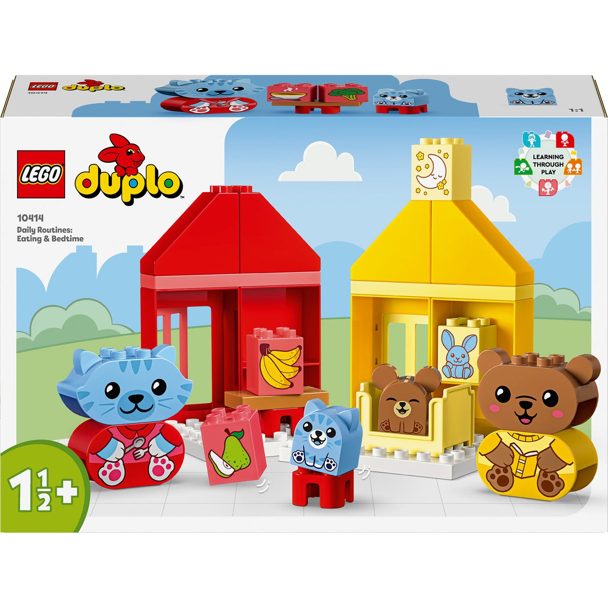Lego duplo - dagelijkse gewoontes - eten en slapen constructiespeelgoed (10414)