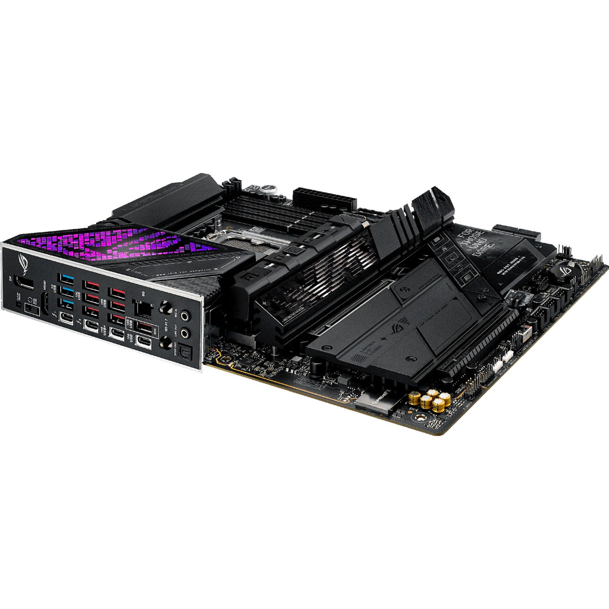 Asus rog strix z890-e gaming wifi socket 1851 moederbord (zwart, raid, 5gb-lan, wi-fi 7, bt, sound, atx)