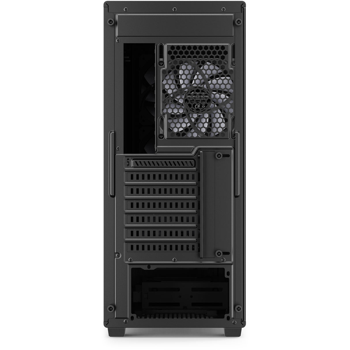 Sharkoon vk4 rainbow midi tower behuizing (zwart | 2x usb-a | rgb | tempered glass)