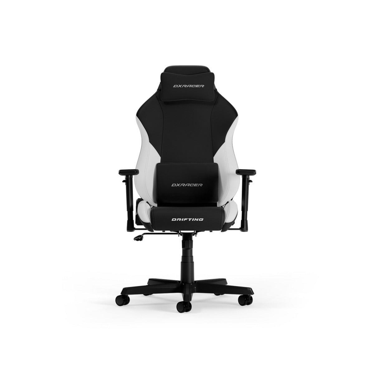 Dxracer drifting l black white epu leather gamestoel (zwart wit)