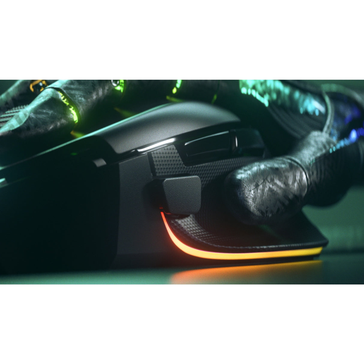 Razer basilisk v3 gaming muis (zwart, 26.000 dpi, rgb leds)