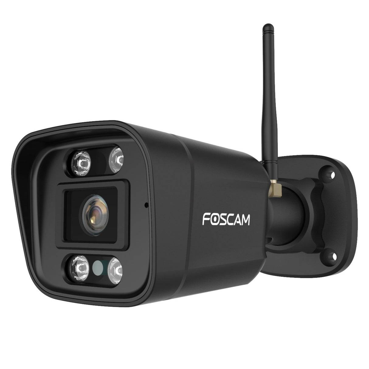 Foscam v8p, 4k 8mp dual-band wifi beveiligingscamera (zwart, met geluid- en lichtalarm)