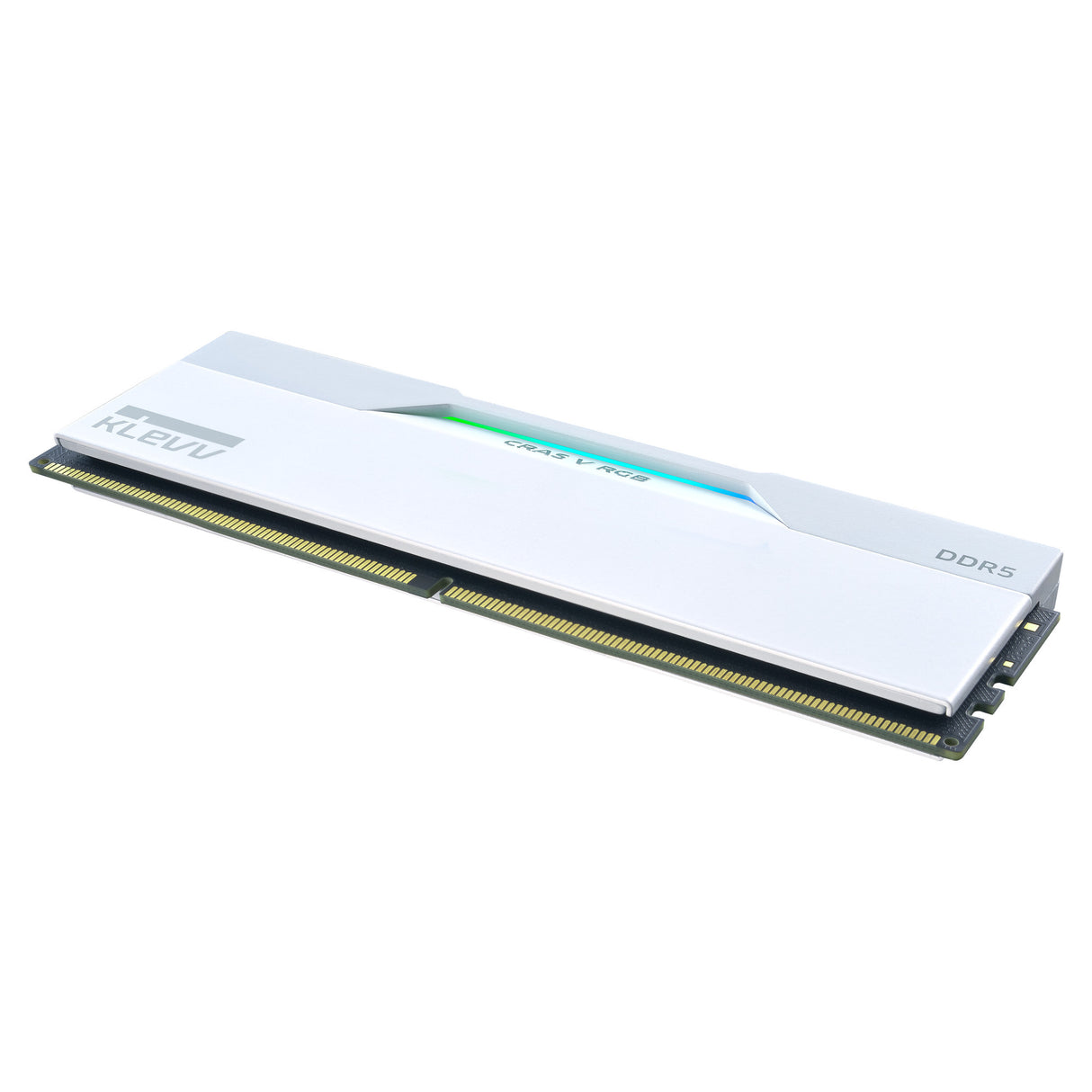 Klevv 32 gb ddr5-6000 (2x 16 gb) kit werkgeheugen (wit, kd5agu880-60a300j, cras v rgb, xmp 3.0, expo)