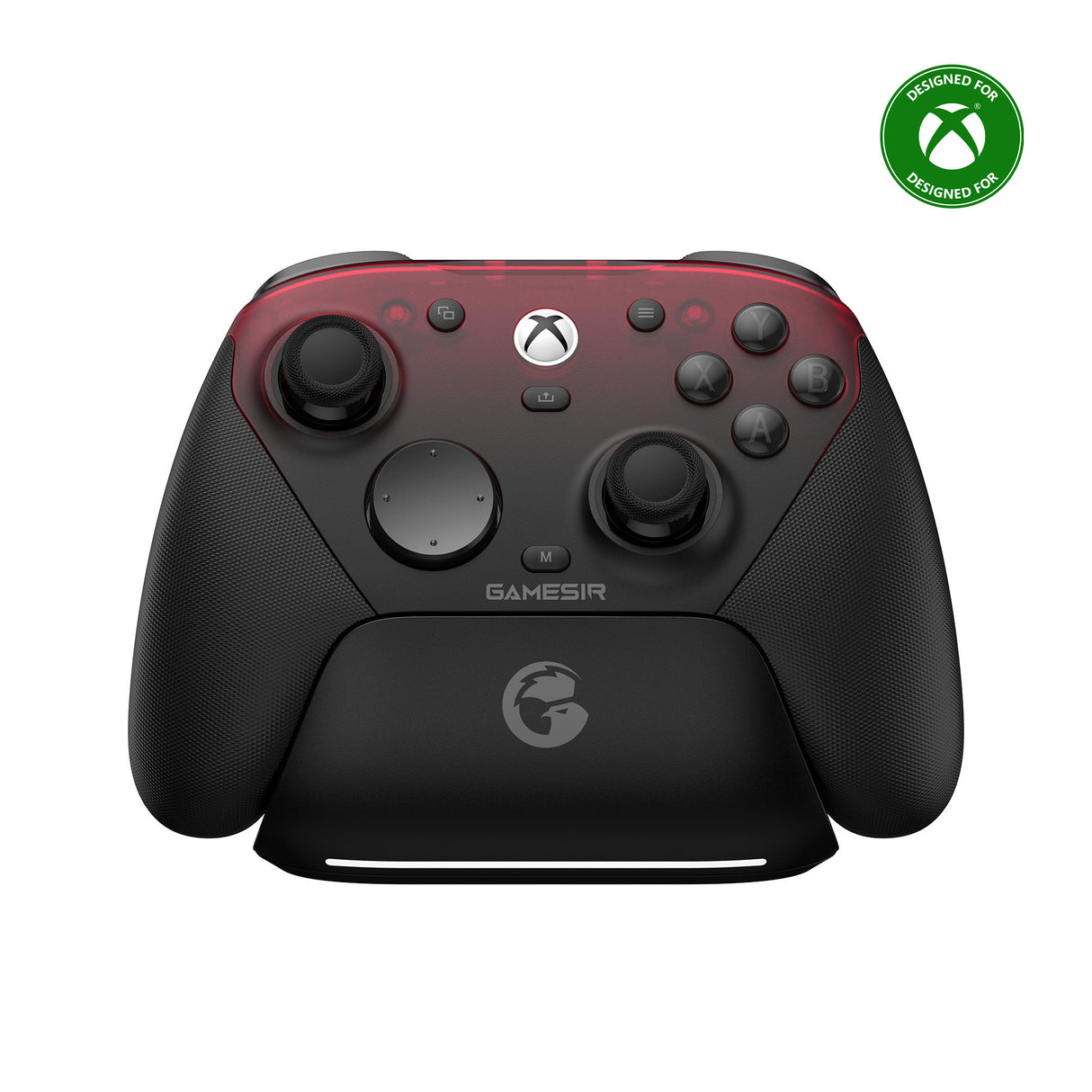 Gamesir g7 pro tri-mode - shadow ember gamepad (zwart donkerrood, xbox series x|s, xbox one, pc, android, steam)