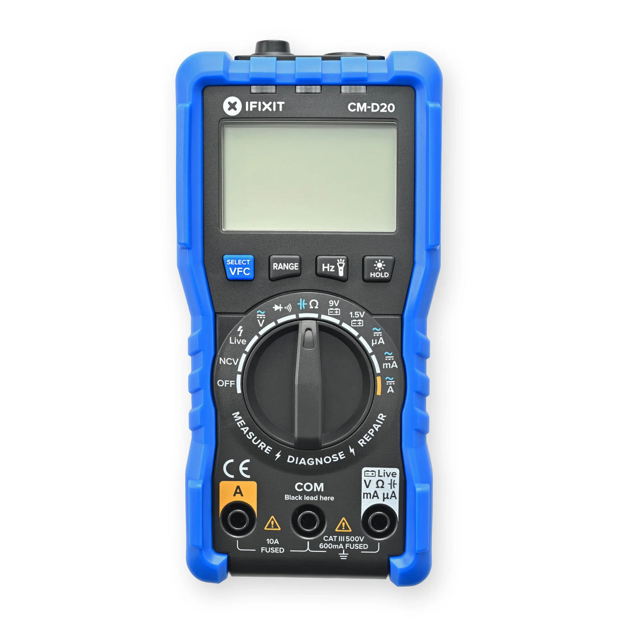 Ifixit digital multimeter meetapparaat (blauw)