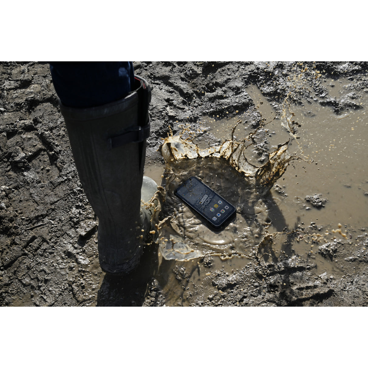 Jcb toughphone e50 smartphone (zwart | 128 gb | android 16 | dual-sim)