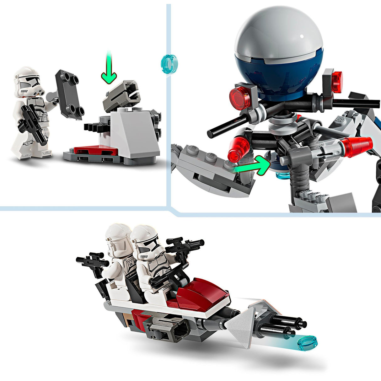 Lego star wars clone trooper™ battle droid™ battle pack - 75372