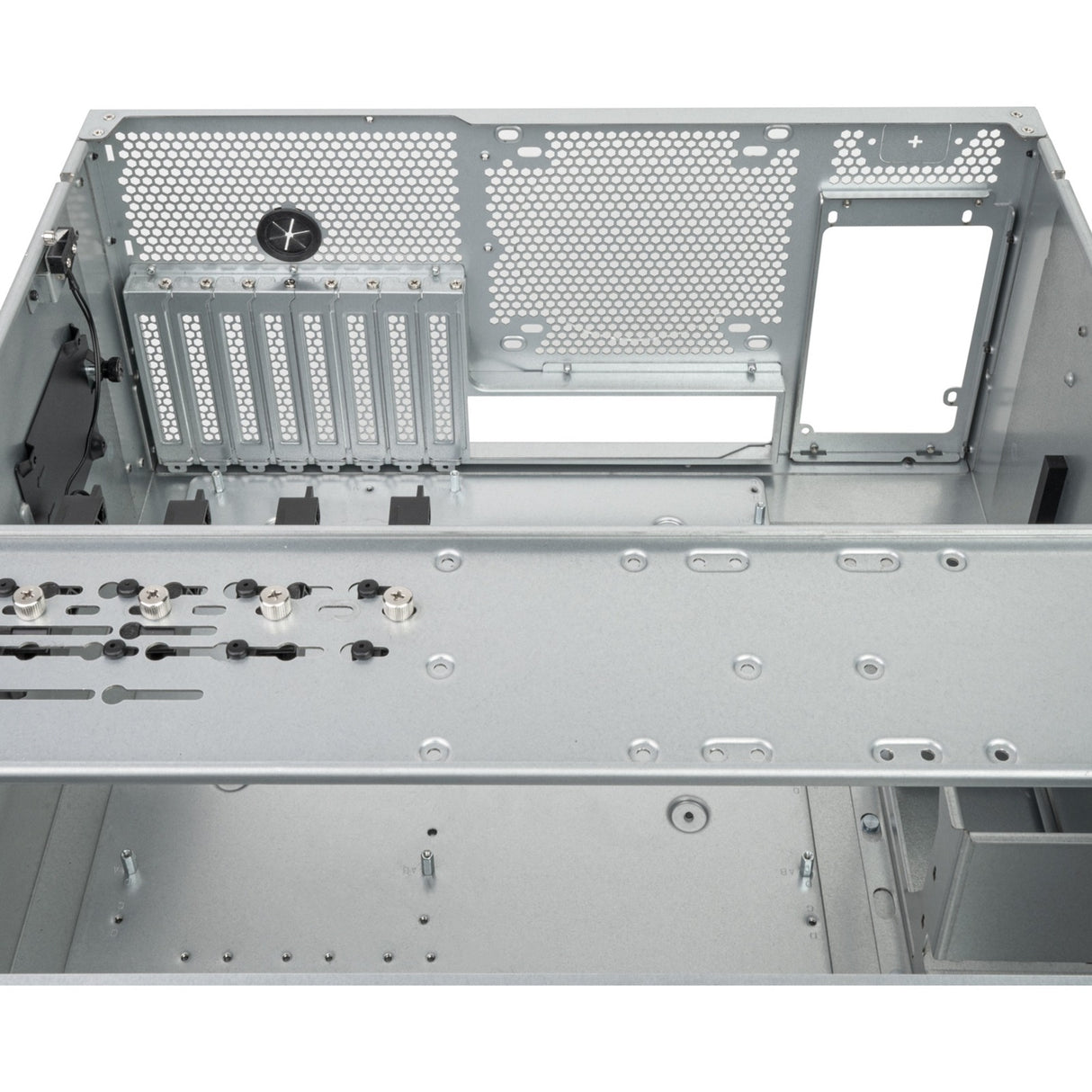 Silverstone rm52 server behuizing (zwart | 2x usb-a | 1x usb-c)