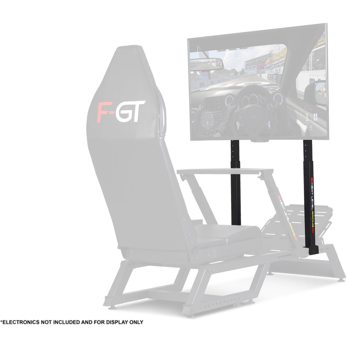 Next level racing f-gt monitor stand bevestiging (zwart)