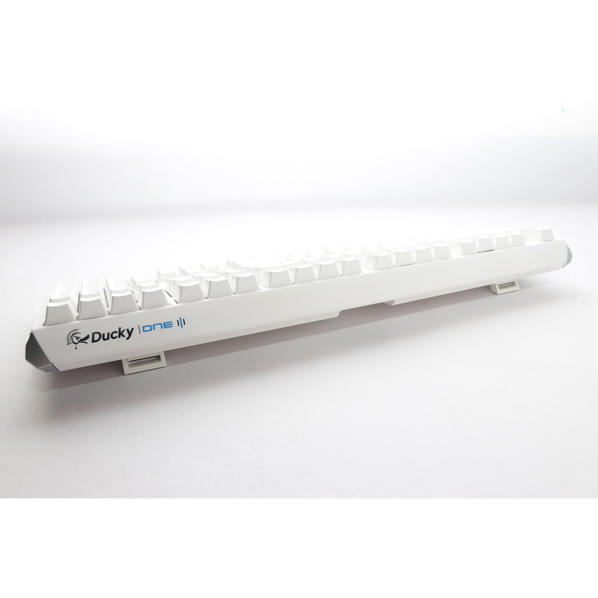 Ducky one 3 classic pure white, toetsenbord (wit, us lay-out, cherry mx blue, rgb led, double-shot pbt, hot-swappable, quack mechanics)