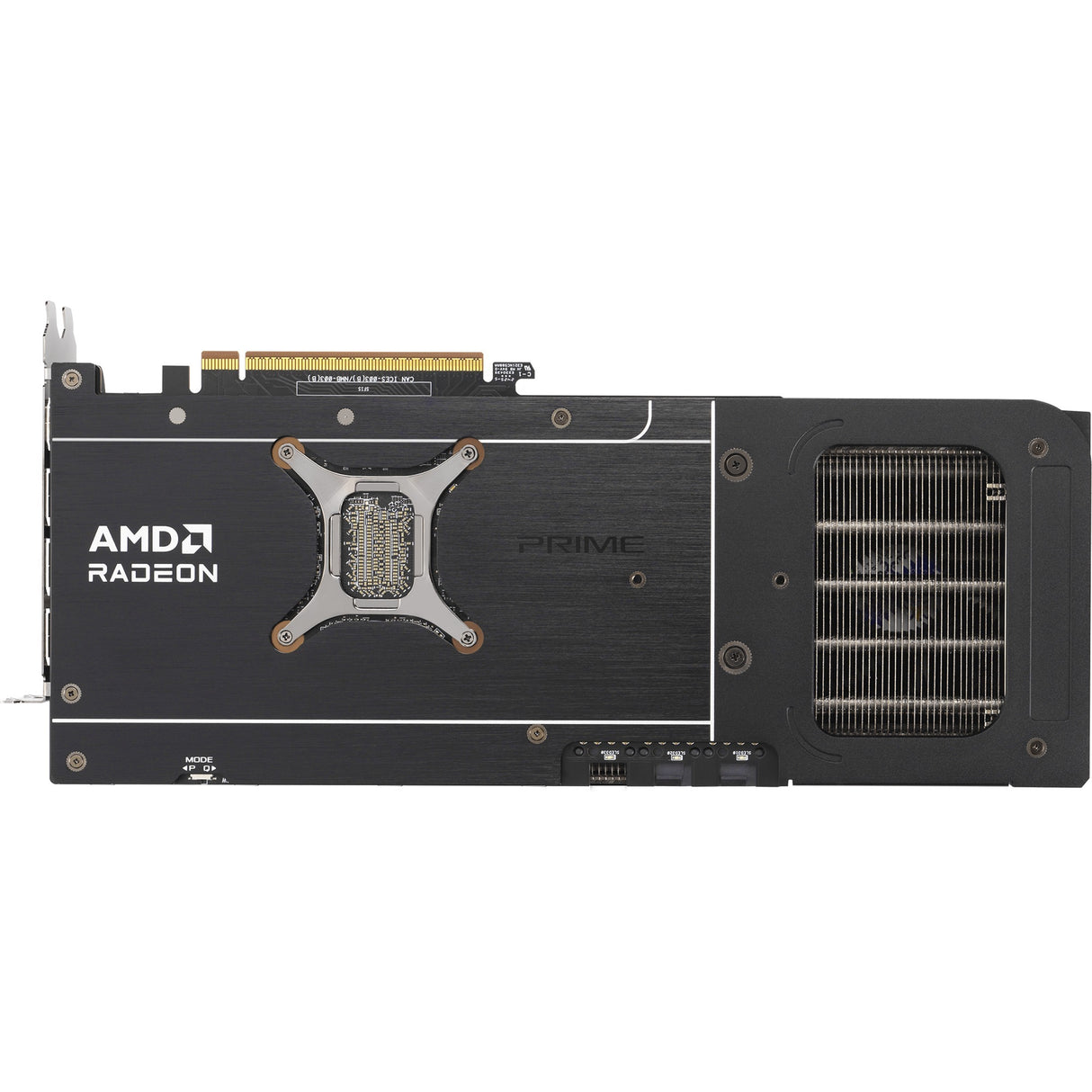 Asus prime radeon rx 9070 oc grafische kaart (grijs, 3x displayport, 1x hdmi, rdna4)