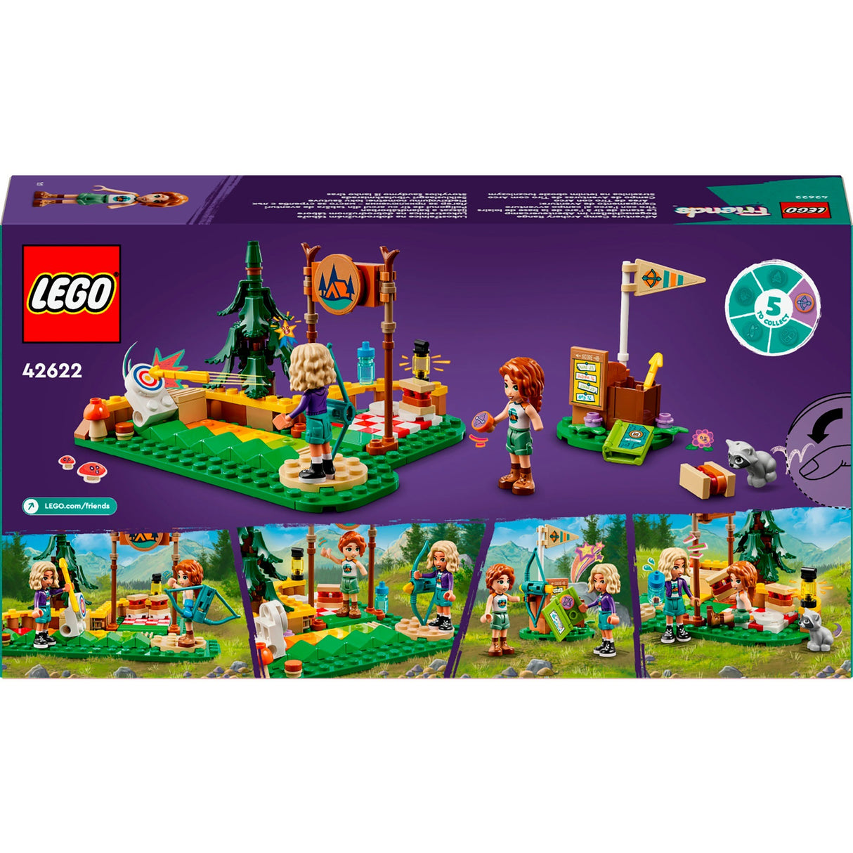 Lego friends 42622 avonturenkamp boogschietbaan