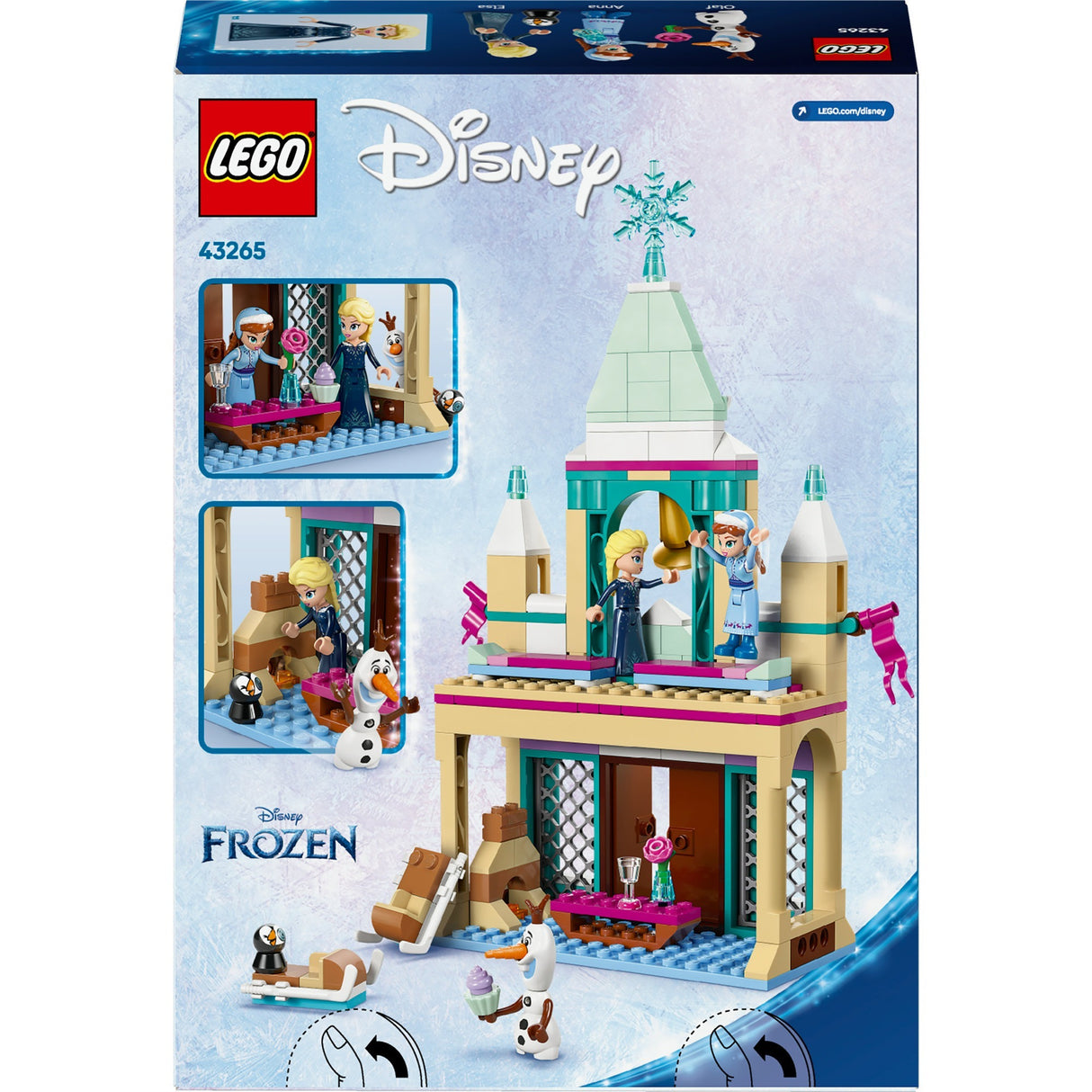 Lego disney princess - frozen kasteel van arendelle constructiespeelgoed (43265)