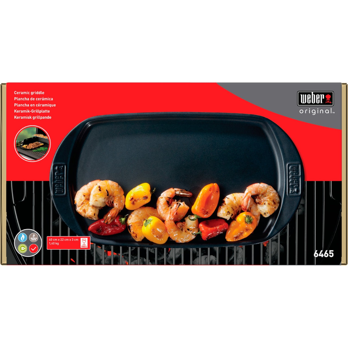Weber ® keramische bakplaat