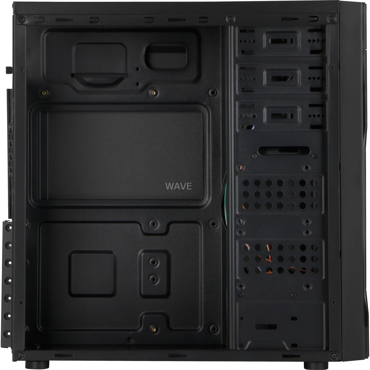 Inter-tech b-42 midi tower behuizing (zwart | 2x usb-a)