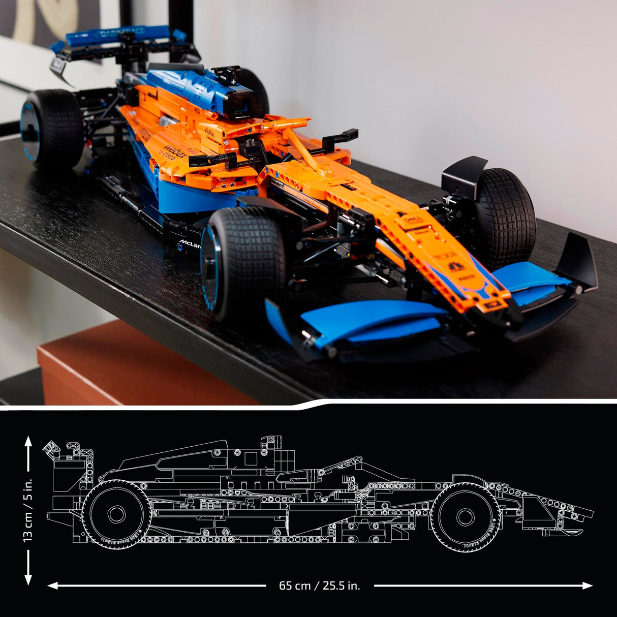 Lego technic mclaren formule 1 2022 racewagen set voor volwassenen - 42141
