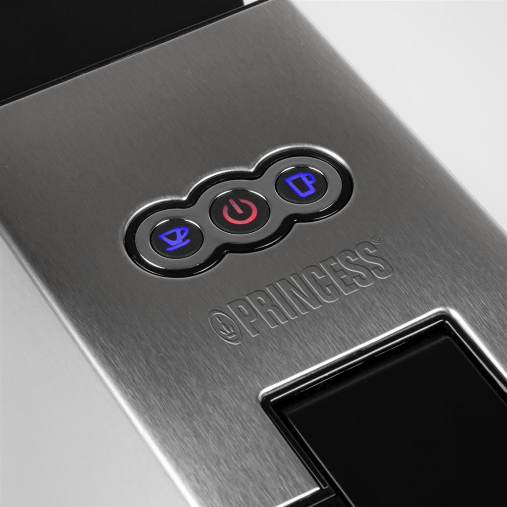 Princess 249451 multi capsule coffee machine 5-in-1 capsule machine (zilver, dolce gusto | e.s.e. | nespresso | lavazza a modo mio | gemalen koffie)