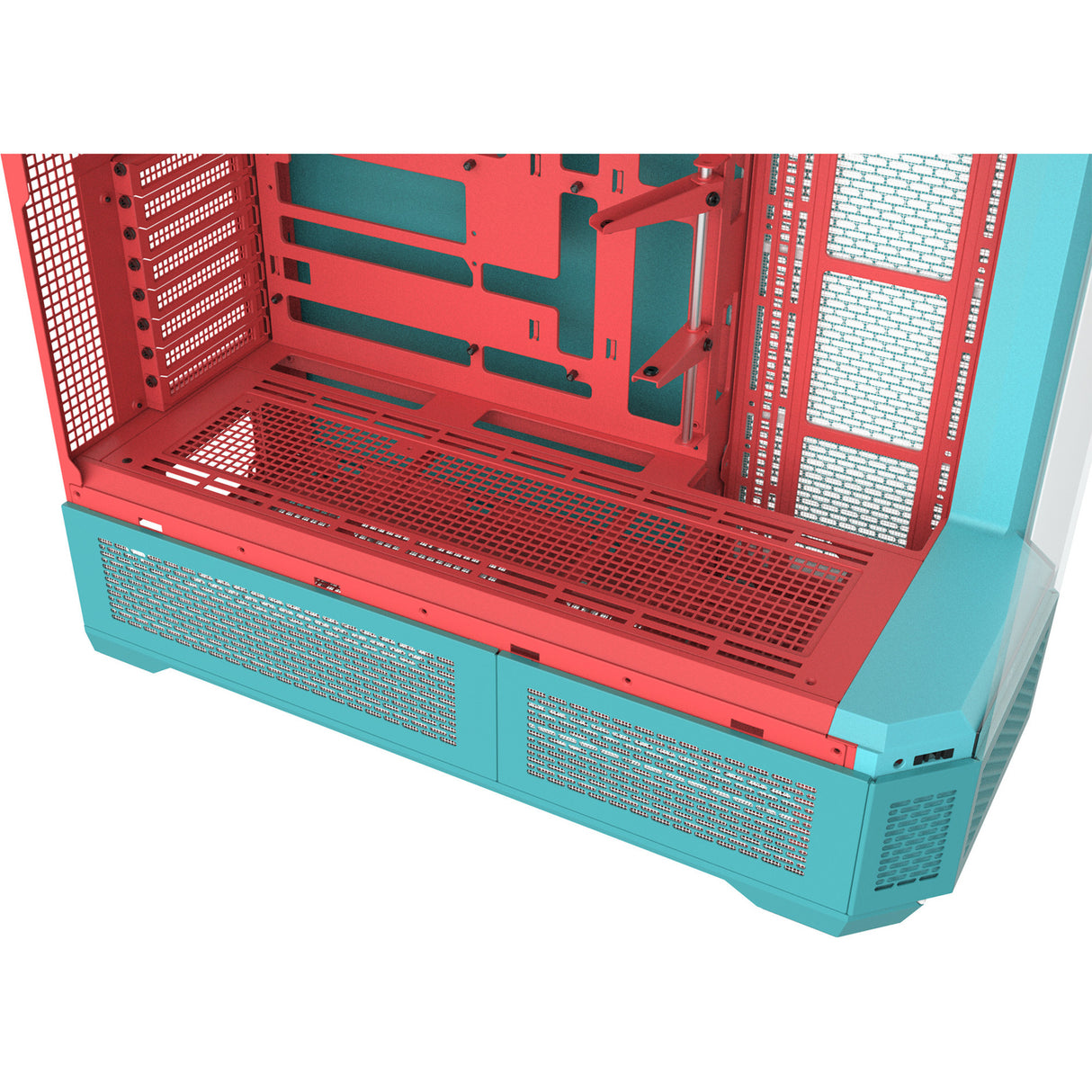 Thermaltake view 600 tg mint strawberry big tower behuizing (mint bes | 2x usb-a | 1x usb-c | tempered glass)