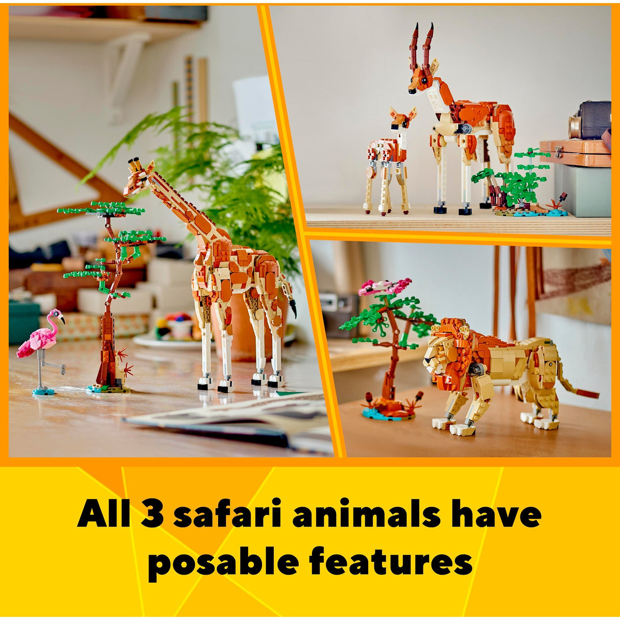 Lego creator 3in1 safaridieren - 31150