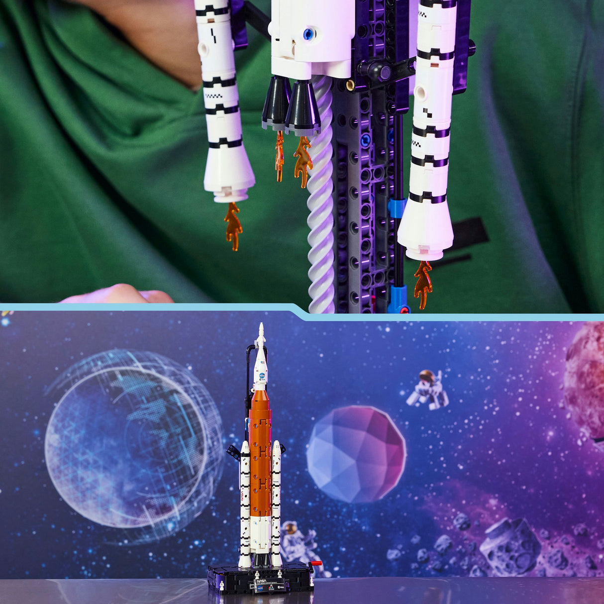 Lego technic 42221 nasa artemis ruimteraket