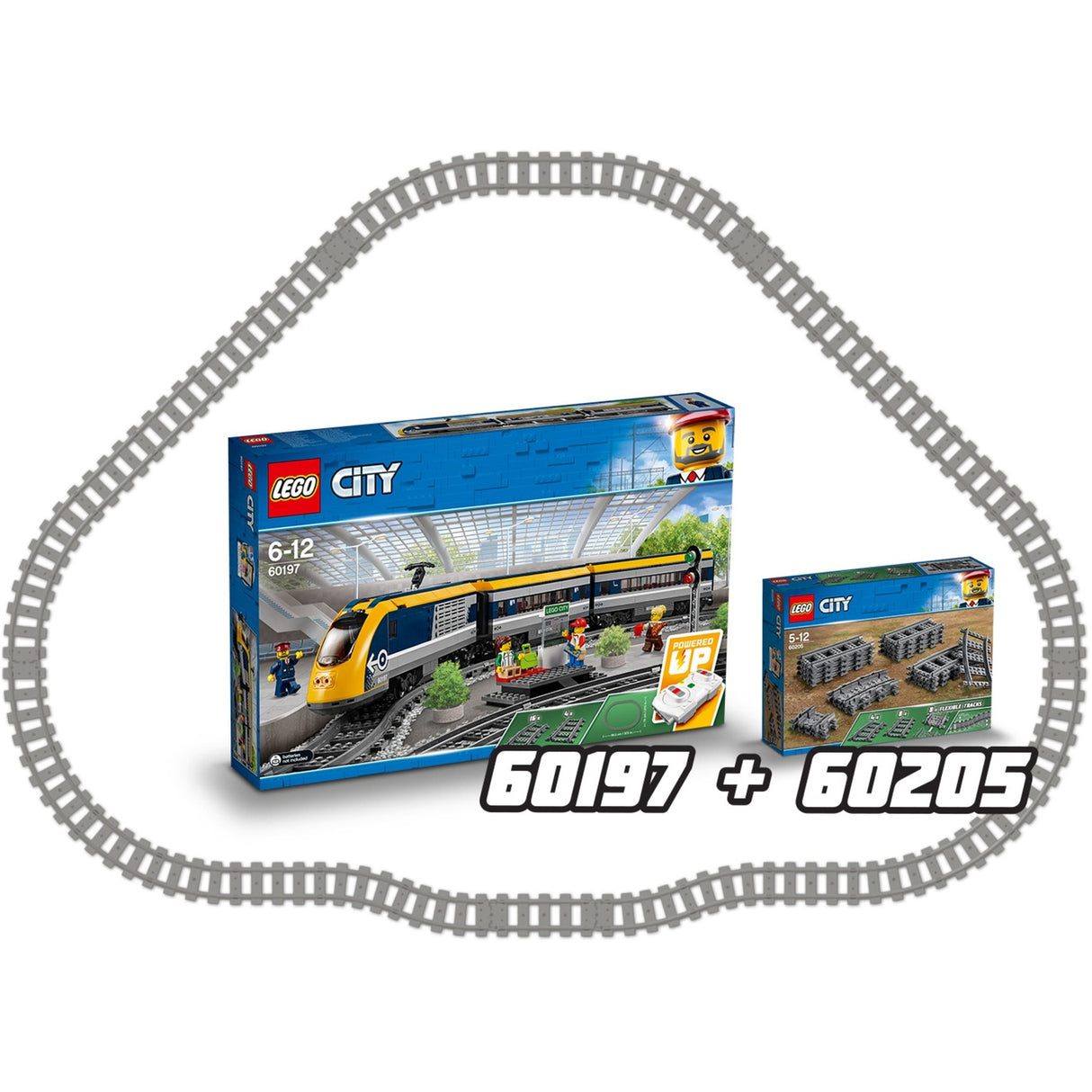 Lego city treinrails 60205