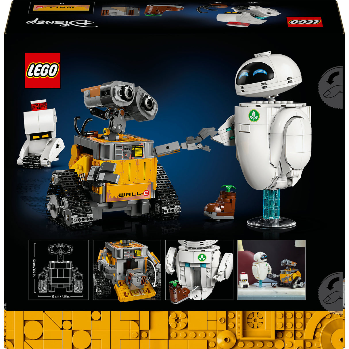 Lego disney 43279 pixar wall-e en eve