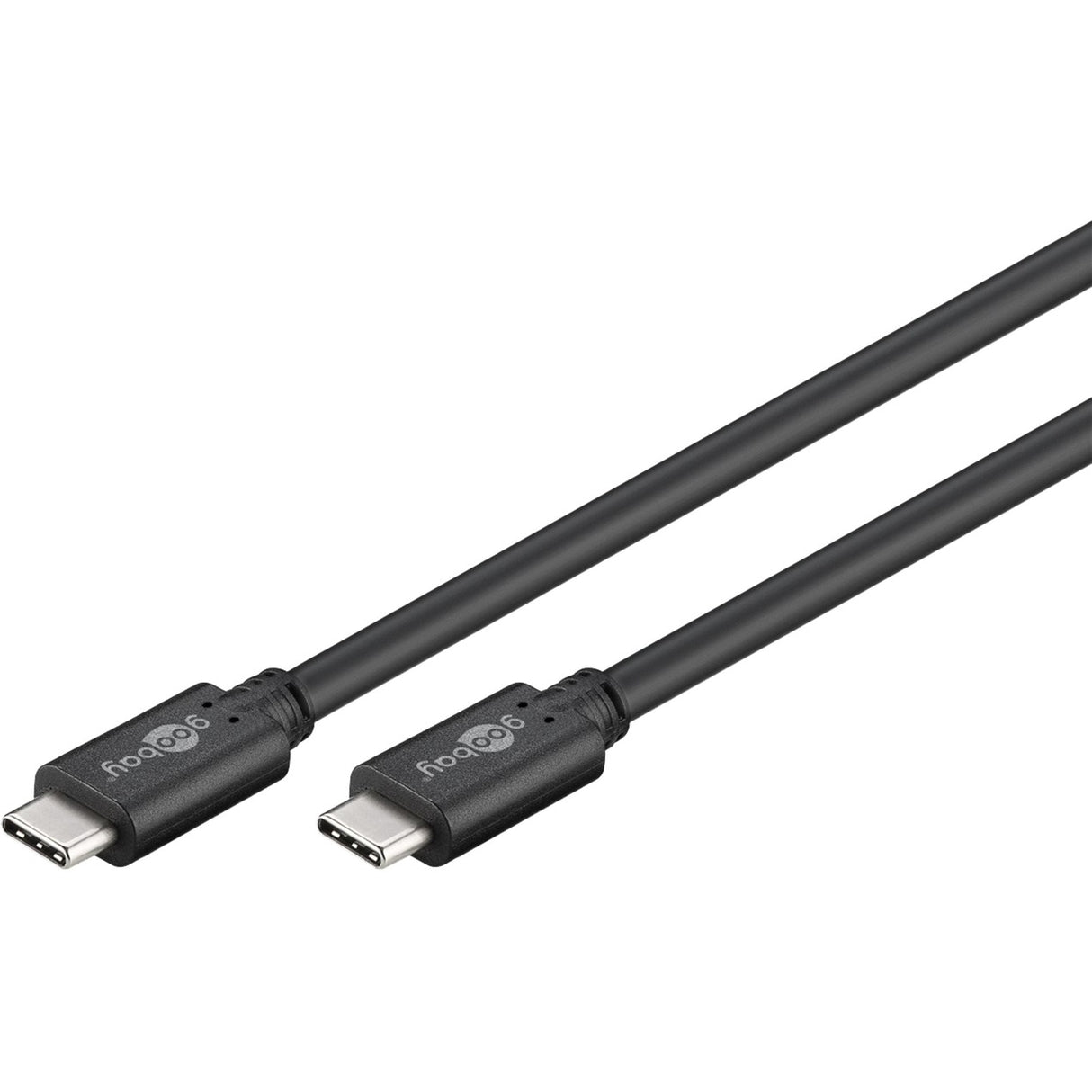 Goobay sync charge super speed usb-c kabel (zwart, 2 meter)